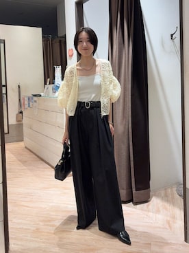 「アイテム（ブルゾン）」を使った、tasaka yunaさん（レディース・161cm）の夏コーディネート