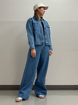「クセニア・シュナイダー」｜「アイテム（帽子）」を使った、NMさん（レディース・163cm）の春コーディネート