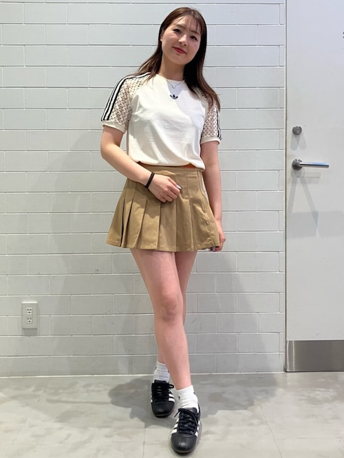 【未使用】adidas サマーグロー カリ アイボリー 半袖Tシャツ 3XL セール】スリーストライプス半袖Tシャツ / アディダスオリジナル
