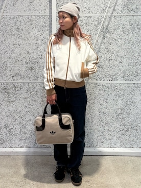 「アイテム（ジャージ）」を使った、STさん（レディース・153cm）の秋コーディネート