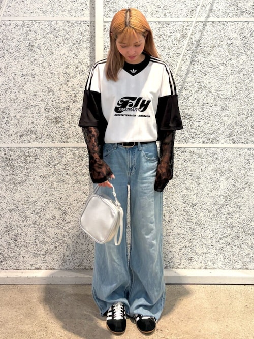 アディダス オリジナルス ロングスリーブ レース ジャージ