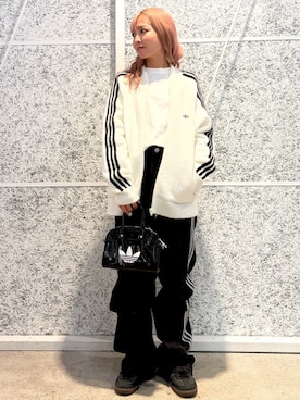 「アイテム（ジャージ）」を使った、STさん（レディース・153cm）の秋コーディネート