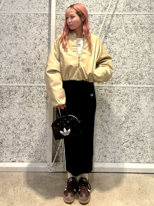 アディカラー ニット スリーストライプス スカート / アディダス