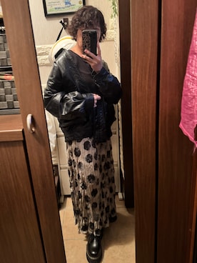 「アイテム（その他アウター）」を使った、shiho511212さん（レディース・152cm・40代）の秋コーディネート