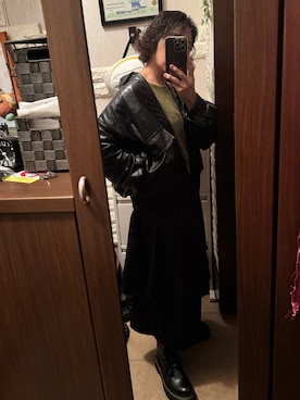 「アイテム（その他アウター）」を使った、shiho511212さん（レディース・152cm・40代）の冬コーディネート