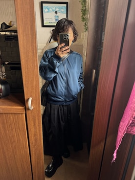 「アイテム（ジャージ）」を使った、shiho511212さん（レディース・152cm）の秋コーディネート