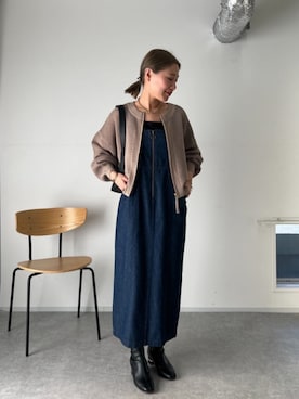 「アイテム（タンクトップ）」を使った、chiiさん（レディース・162cm）の春コーディネート