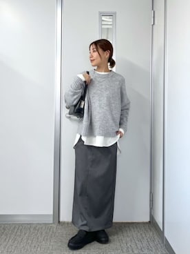 「kakatoo（カカトゥ）のアイテム」を使った、chiiさん（レディース・162cm）の冬コーディネート