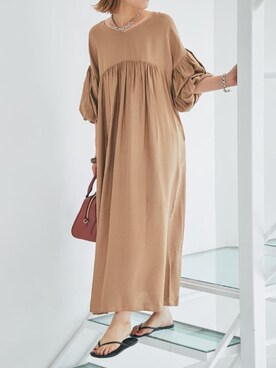 「cache cache（カシュ カシュ）のアイテム（ボストンバッグ）」を使った、chiiさん（レディース・162cm）の夏コーディネート