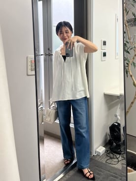 「EVOL（イーボル）のアイテム」を使った、chiiさん（レディース・162cm）の夏コーディネート