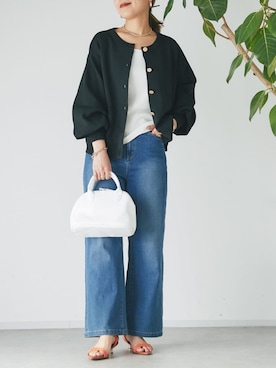 「mio notis（ミオノティス）のアイテム（サンダル）」を使った、chiiさん（レディース・162cm）の春コーディネート