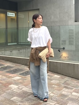 「EVOL（イーボル）のアイテム」を使った、chiiさん（骨格ウェーブ・レディース・162cm）の夏コーディネート