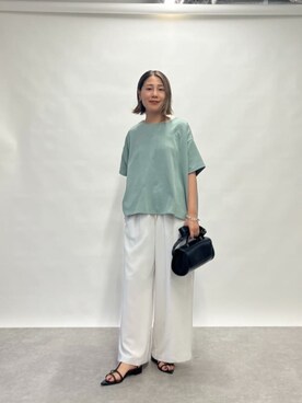 「kakatoo（カカトゥ）のアイテム」を使った、chiiさん（レディース・162cm）の夏コーディネート