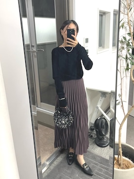 「アイテム（スカート）」を使った、chiiさん（レディース・162cm）の夏コーディネート