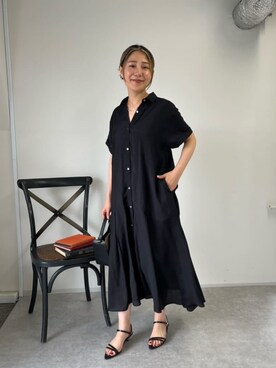 「mio notis（ミオノティス）のアイテム（サンダル）」を使った、chiiさん（レディース・162cm）の春コーディネート