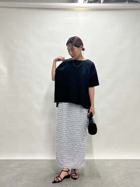 「kakatoo（カカトゥ）のアイテム」を使った、chiiさん（レディース・162cm）の夏コーディネート