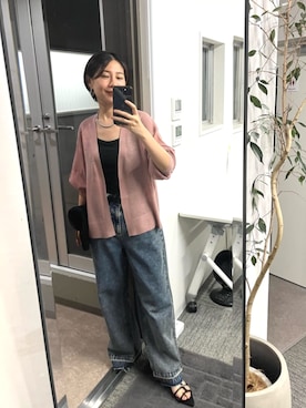 「EVOL（イーボル）のアイテム」を使った、chiiさん（レディース・162cm）の夏コーディネート