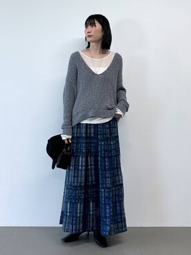 bl_chiiさん（レディース・170cm）の冬コーディネート