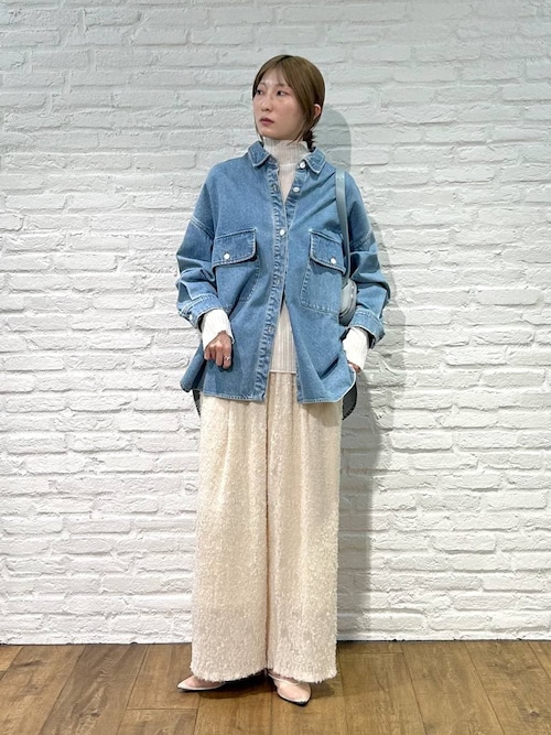 デニムビッグシャツ（シャツ/ブラウス）｜BABYLONE（バビロン）の