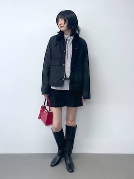 「アイテム（ジャケット/アウター）」を使った、bl_chiiさん（レディース・170cm）の秋コーディネート