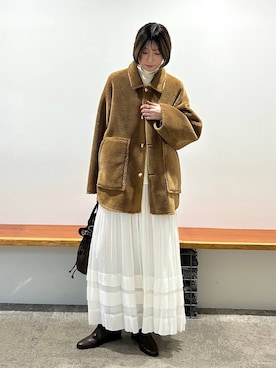 「BABYLONE（バビロン）のアイテム（スカート）」を使った、bl_chiiさん（レディース・170cm）の秋コーディネート