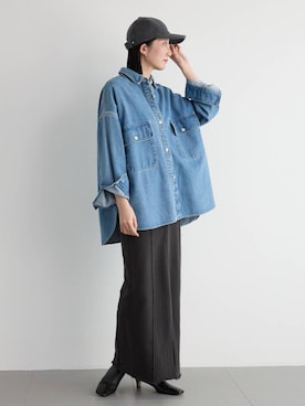 bl_chiiさん（レディース・170cm）の冬コーディネート