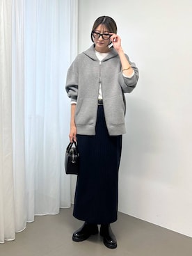 「アイテム（パーカー）」を使った、bl_chiiさん（レディース・170cm）の秋コーディネート