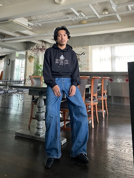 「AS KNOW AS plus（アズノゥアズプラス）のアイテム」を使った、kunioudagawaさん（メンズ・170cm）の秋コーディネート