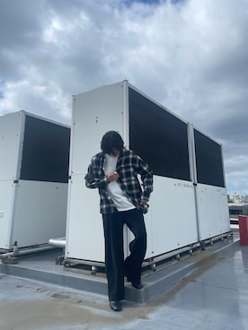 「AS KNOW AS plus（アズノゥアズプラス）のアイテム」を使った、kunioudagawaさん（メンズ・170cm）の秋コーディネート
