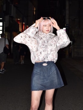 「DIESEL（ディーゼル）のアイテム（ショルダーバッグ）」を使った、KAHOさん（レディース・163cm）の秋コーディネート