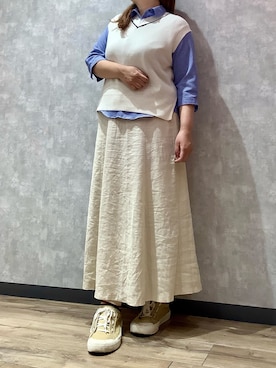 TOKYO SHIRTS 新横浜キュービックプラザ店さん（レディース・160cm）の夏コーディネート