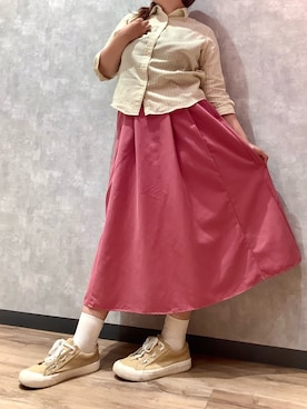 「SEVENDAYS=SUNDAY（セブンデイズサンデイ）のアイテム」を使った、TOKYO SHIRTS 新横浜キュービックプラザ店さん（レディース・160cm）の春コーディネート