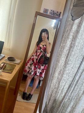 「骨格ストレート」｜「アイテム（財布/小物）」を使った、もっちさん（レディース・152cm）の夏コーディネート