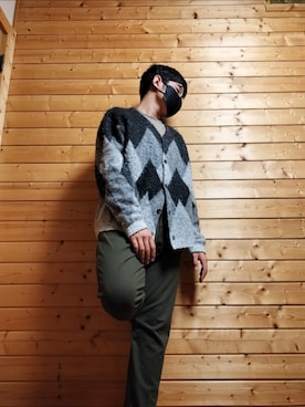 「Right-on（ライトオン）のアイテム（パンツ）」を使った、けてるさん（メンズ・175cm）の冬コーディネート