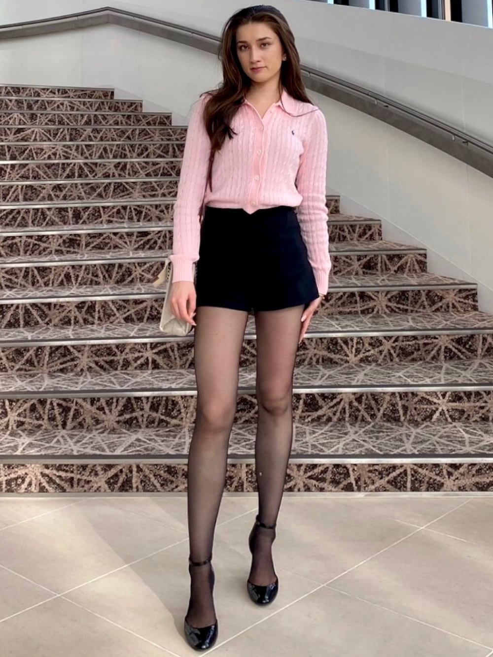 POLO RALPH LAURENのカーディガン/ボレロ（ピンク系）を使った