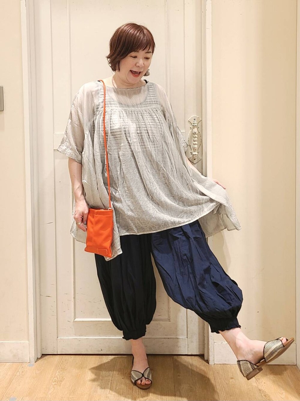 natural by clip mumokuteki 身体喜ぶ楽々バルーンパンツ natural by clip mumokuteki 身体喜ぶ楽々バルーンパンツ ナチュラル