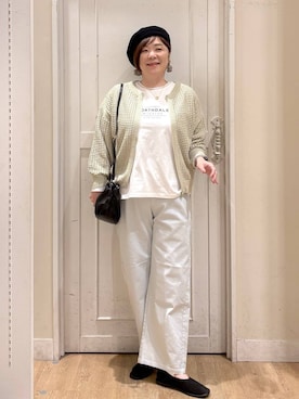 さかもってぃさん（レディース・163cm）の春コーディネート