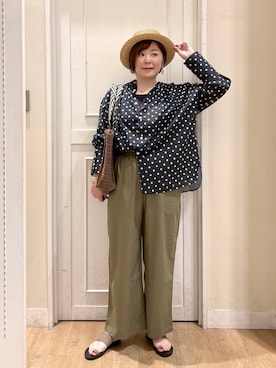 さかもってぃさん（レディース・163cm）の春コーディネート