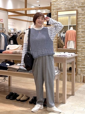 さかもってぃさん(レディース・163cm)の春コーディネート
