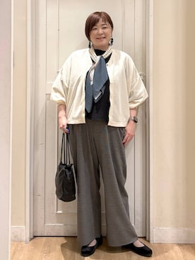 さかもってぃさん(レディース・163cm)の秋コーディネート