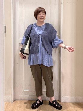 さかもってぃさん（レディース・163cm）の夏コーディネート