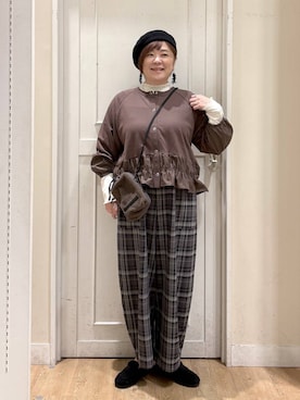 さかもってぃさん（レディース・163cm）の秋コーディネート