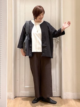 さかもってぃさん（レディース・163cm・40代）の秋コーディネート