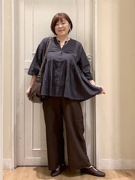 「アイテム（パンプス）」を使った、さかもってぃさん（レディース・163cm・40代）の夏コーディネート