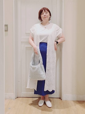 「アイテム（ワンピース/ドレス）」を使った、さかもってぃさん（レディース・164cm・40代）の夏コーディネート