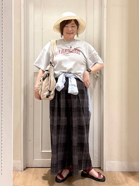 さかもってぃさん(レディース・163cm)の夏コーディネート