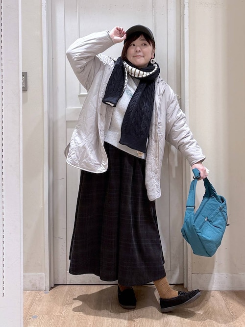 セール】Wフェイスニットストール（マフラー）｜studio CLIP