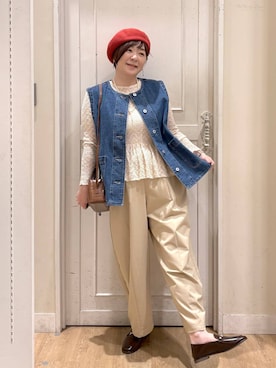 さかもってぃさん（レディース・163cm）の冬コーディネート