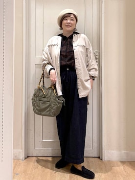 さかもってぃさん(レディース・163cm)の秋コーディネート