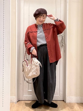さかもってぃさん（レディース・163cm）の秋コーディネート
